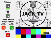 The colored bars screen that appears after the credits.