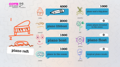 The game screen revealing every player's lies and how much they scored that round.