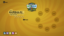 The lobby screen for Quiplash 2 InterLASHional.