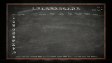 The leaderboard screen for Trivia Murder Party.